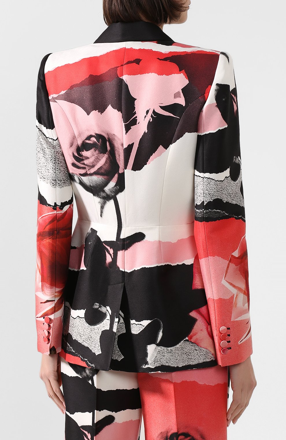 Жакет из смеси шерсти и шелка ALEXANDER MCQUEEN, арт. 577582/QCAAI, фото 4