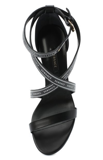Кожаные босоножки VERSACE, арт. DST484M/D5VTR, фото 5