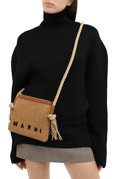 Сумка MARNI коричневого цвета по цене 40950 руб., арт. PHM00011U1/P3860, фото 2 Сумка MARNI, арт. PHM00011U1/P3860, фото 2