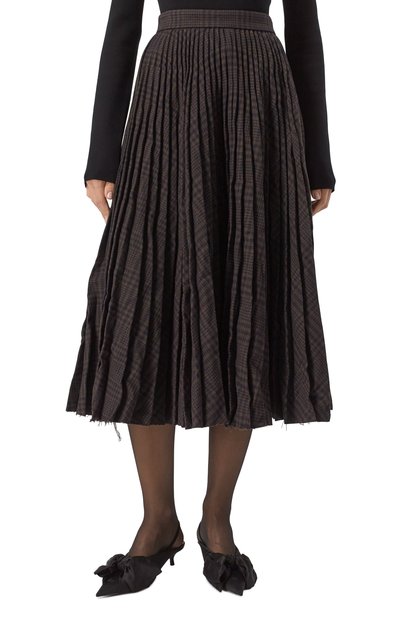 Шерстяная юбка BALENCIAGA, арт. 808777/TQU09, фото 3