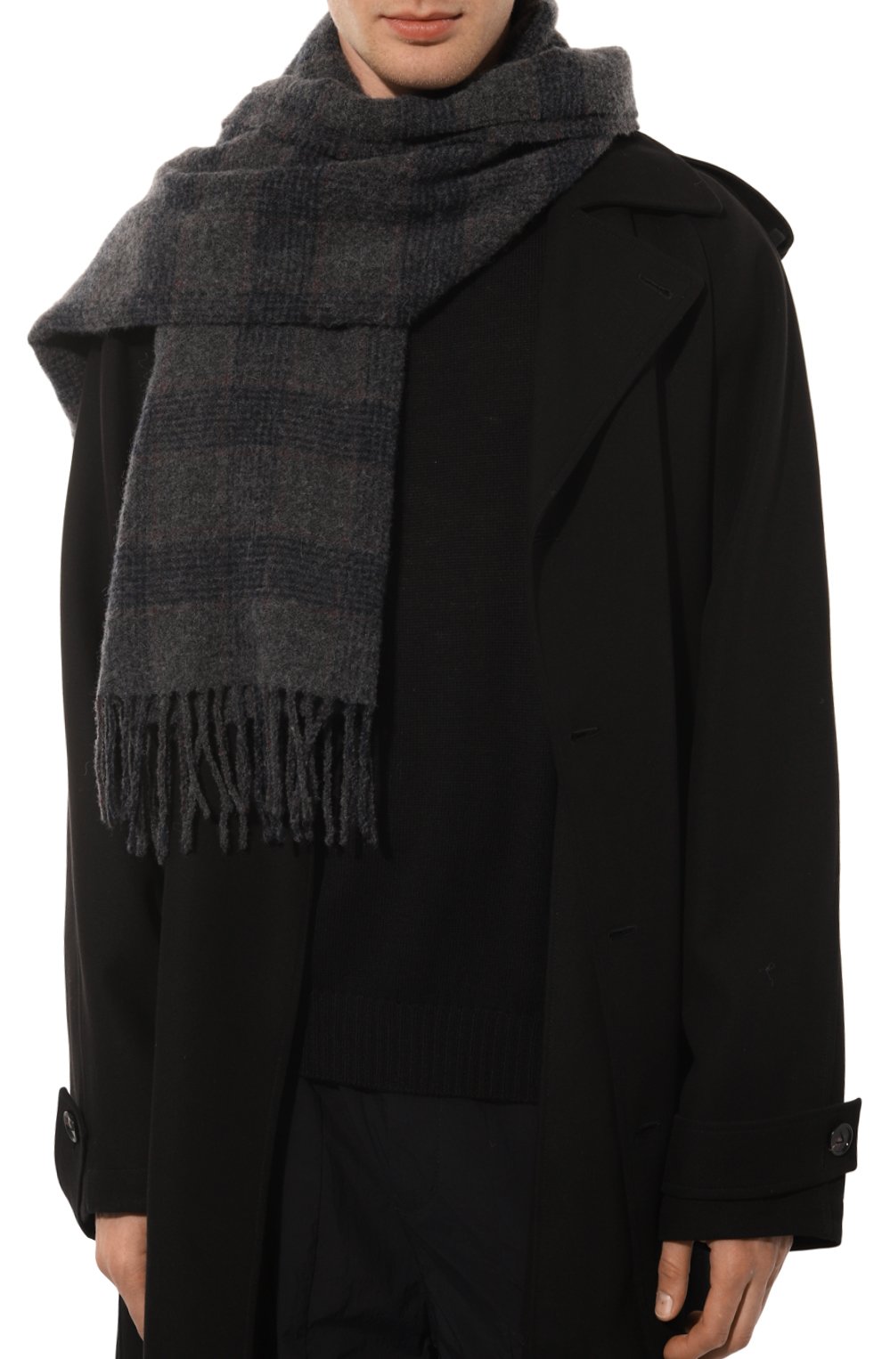 Шарф из шерсти и кашемира BRUNELLO CUCINELLI, арт. MSC677AG, фото 2
