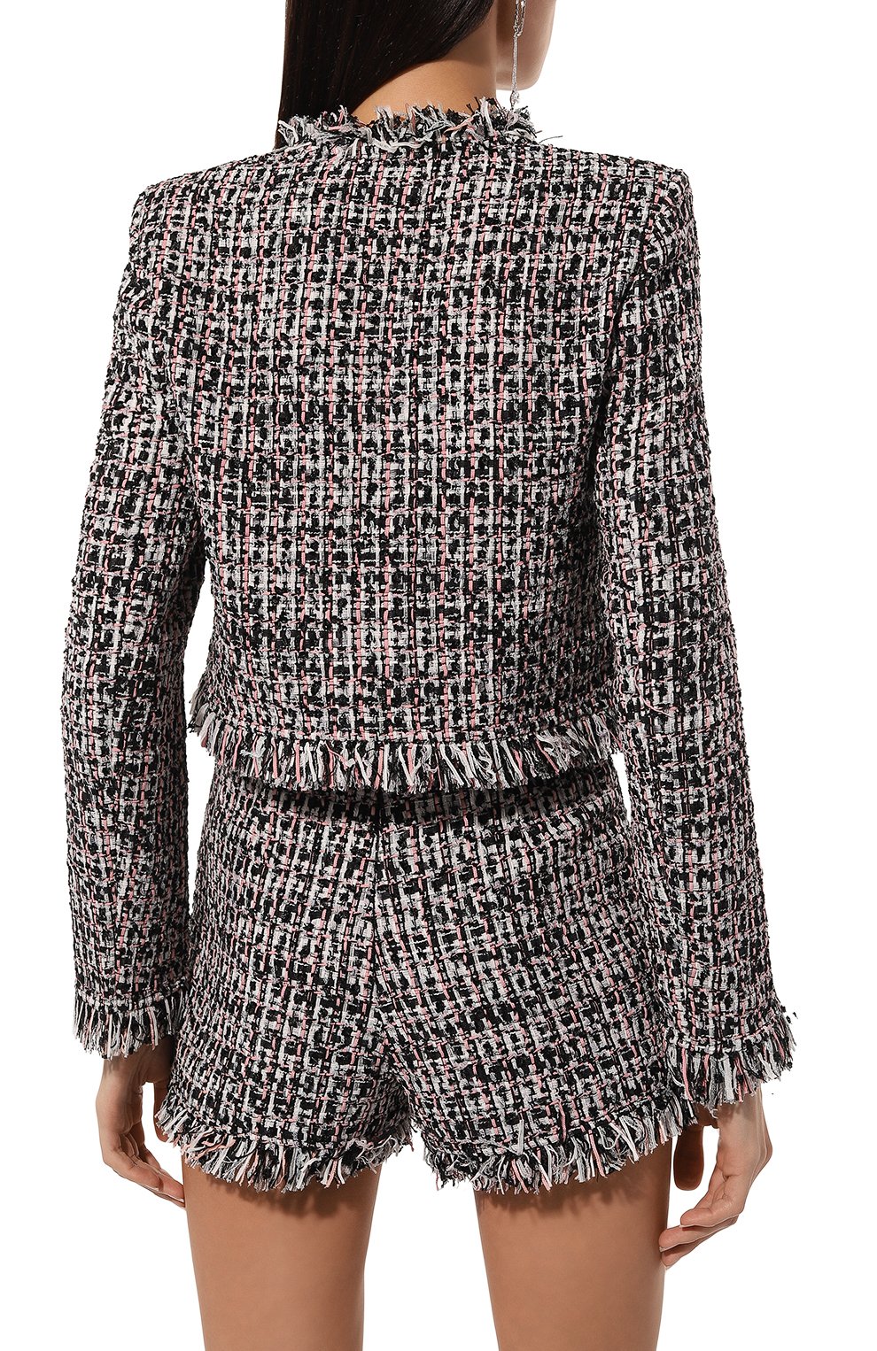 Твидовый жакет SELF-PORTRAIT, арт. PF24-110J-B, фото 4