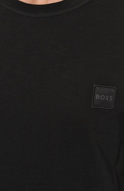Хлопковая футболка BOSS ORANGE, арт. 50478771, фото 5
