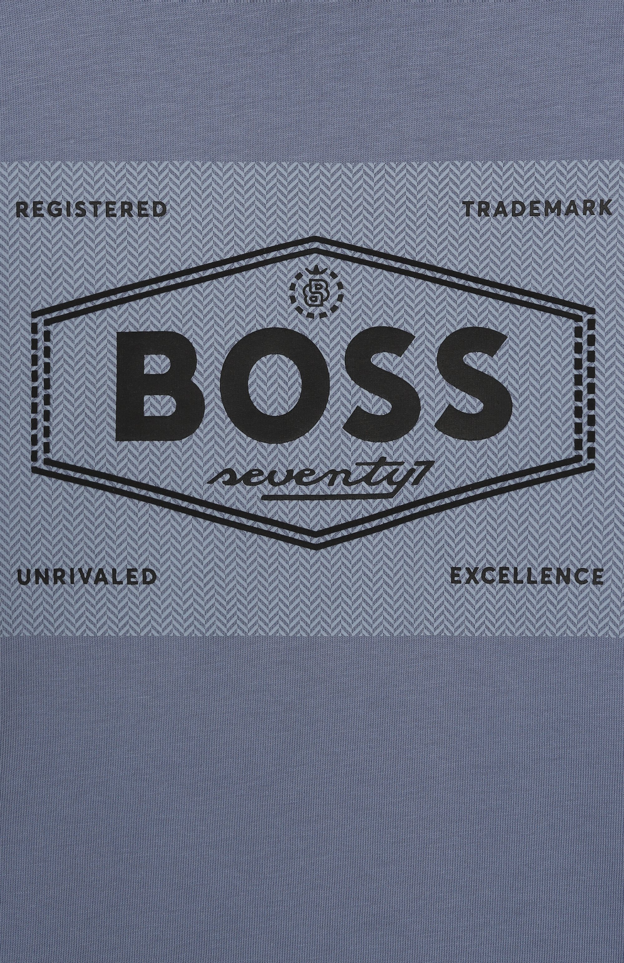 Хлопковый лонгслив BOSS, арт. J51221/6A-12A, фото 3