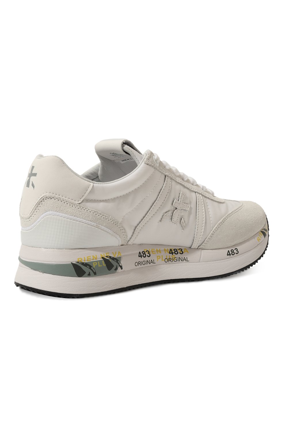 Комбинированные кроссовки conny PREMIATA белого цвета по цене 28100 руб., арт. C0NNY/VAR 5617, фото 5 Комбинированные кроссовки conny PREMIATA, арт. C0NNY/VAR 5617, фото 5