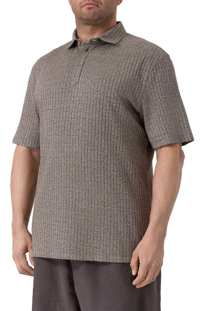 Поло изо льна и хлопка BRUNELLO CUCINELLI, арт. MW8653936W, фото 3