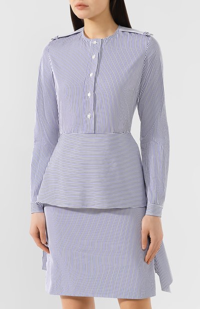Хлопковое платье STELLA MCCARTNEY белого цвета по цене 72700 руб., арт. 577056/SNA06, фото 3 Хлопковое платье STELLA MCCARTNEY, арт. 577056/SNA06, фото 3