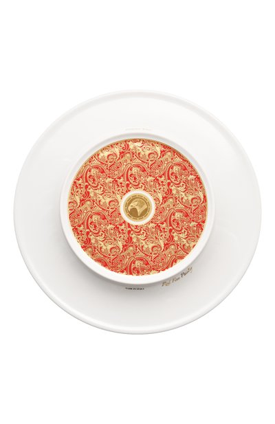 Тарелка обеденная velin red STEFANO RICCI красного цвета по цене 61400 руб., арт. 0PP005/VELIN6/C. 1036, фото 3 Тарелка обеденная velin red STEFANO RICCI, арт. 0PP005/VELIN6/C. 1036, фото 3