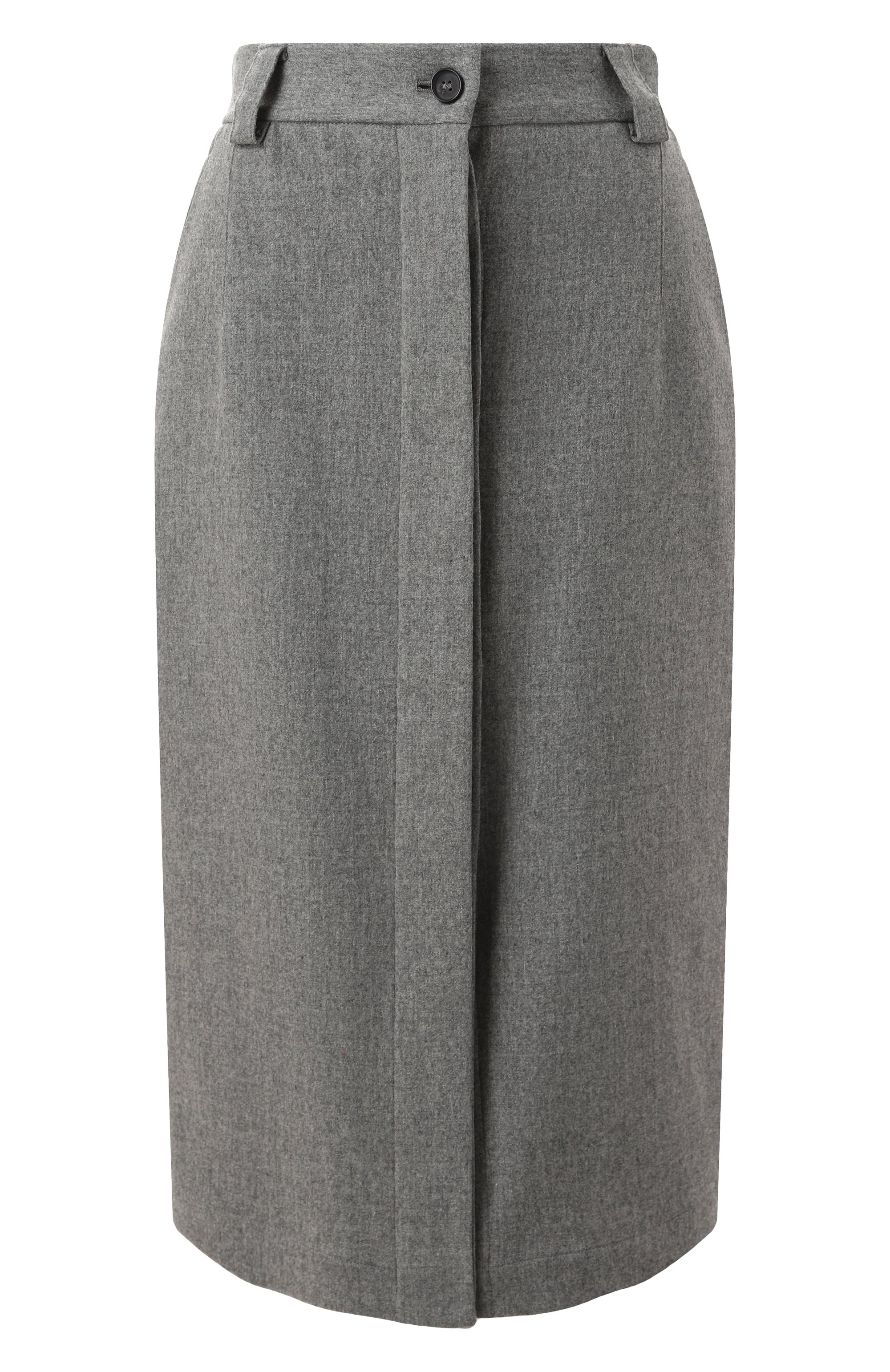Шерстяная юбка LORENA ANTONIAZZI серого цвета по цене 59950 руб., арт. A2450G020A/4010, фото 1 Шерстяная юбка LORENA ANTONIAZZI, арт. A2450G020A/4010, фото 1