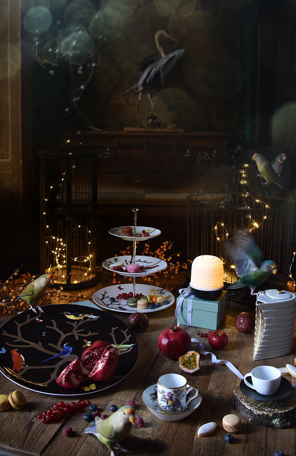 Набор из двух чашек для завтрака с блюдцами aux oiseaux  BERNARDAUD, арт. 2488/83-2, фото 4