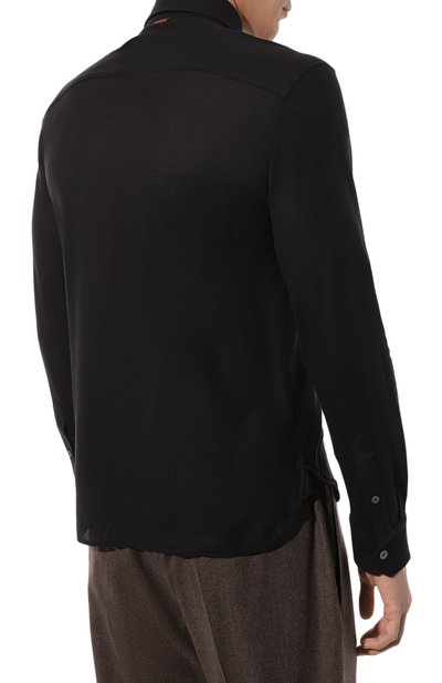 Хлопковая рубашка ZEGNA, арт. UC350A6/C754, фото 4