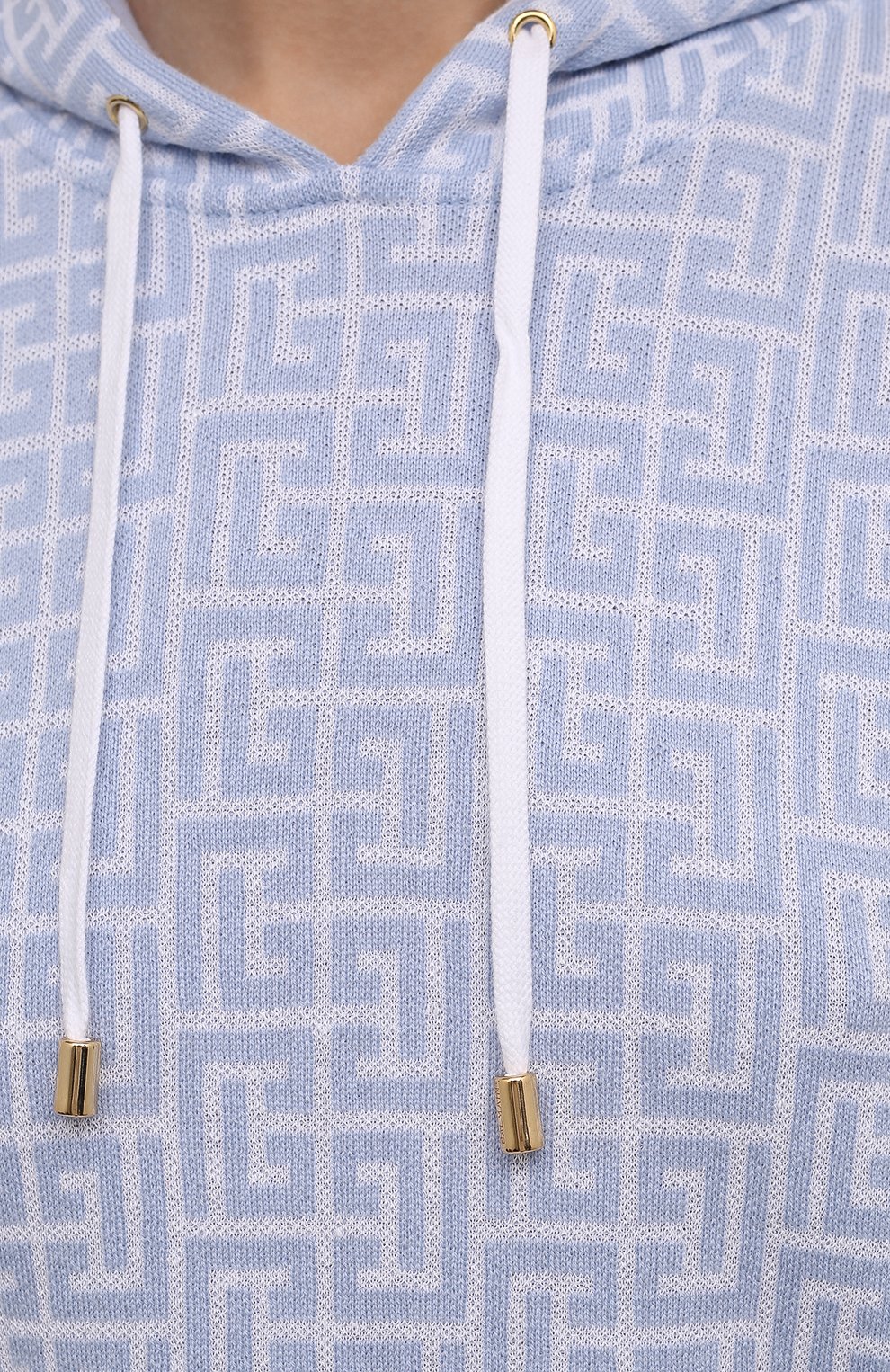 Худи из шерсти и льна BALMAIN, арт. WF1JP005/K256, фото 5