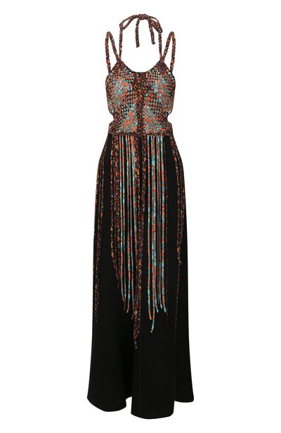 Женское платье из шелка и льна CHLOÉ, арт. CHC22SR020484
