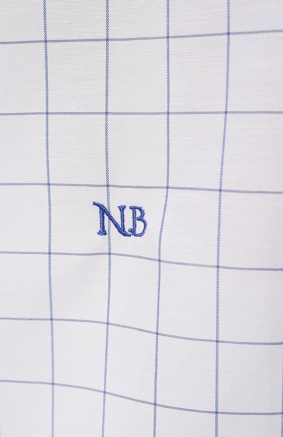 Хлопковая рубашка NOBLE&BRULEE белого цвета по цене 29100 руб., арт. NB010222/3, фото 5 Хлопковая рубашка NOBLE&BRULEE, арт. NB010222/3, фото 5