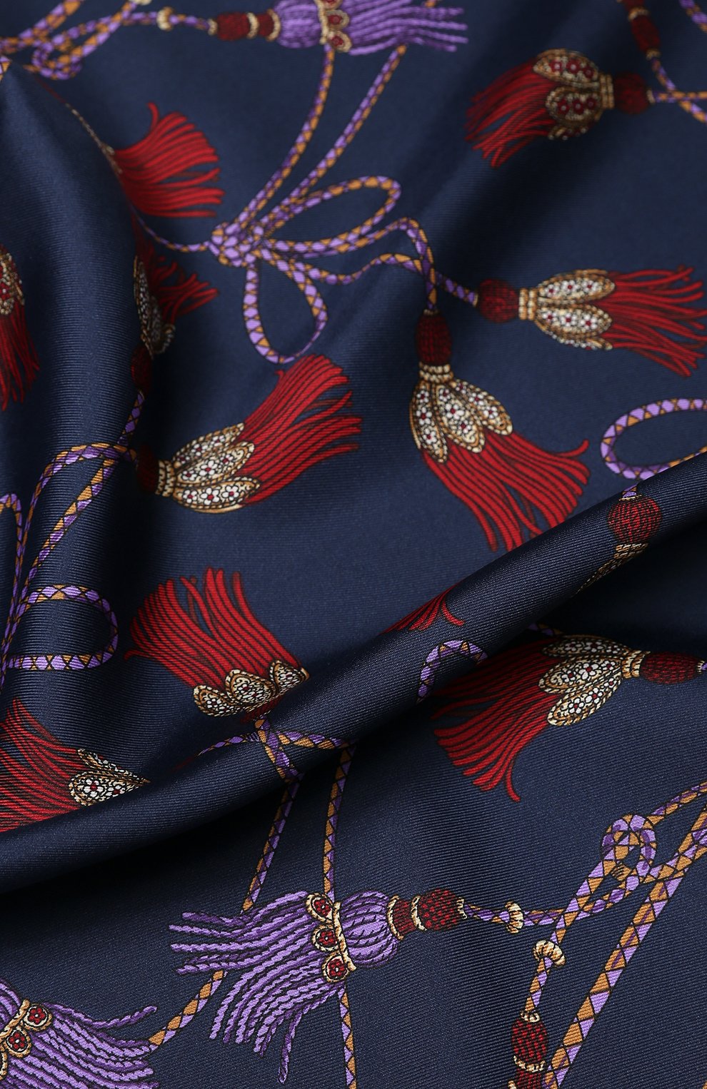 Шелковый платок GUCCI фиолетового цвета по цене 11950 руб., арт. 545841/4G001, фото 2 Шелковый платок GUCCI, арт. 545841/4G001, фото 2