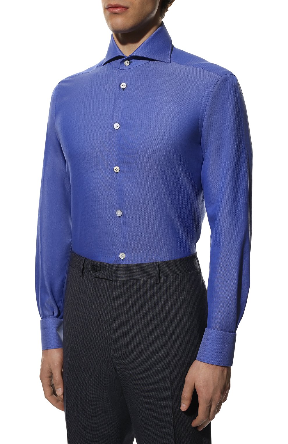 Хлопковая сорочка KITON, арт. UCCH0809309, фото 3