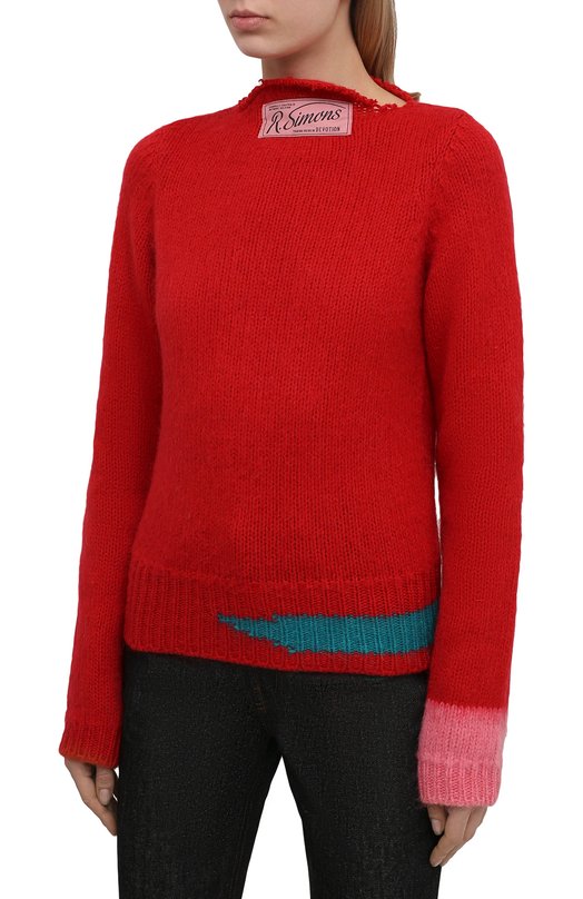 

Шерстяной свитер Raf Simons, Розовый