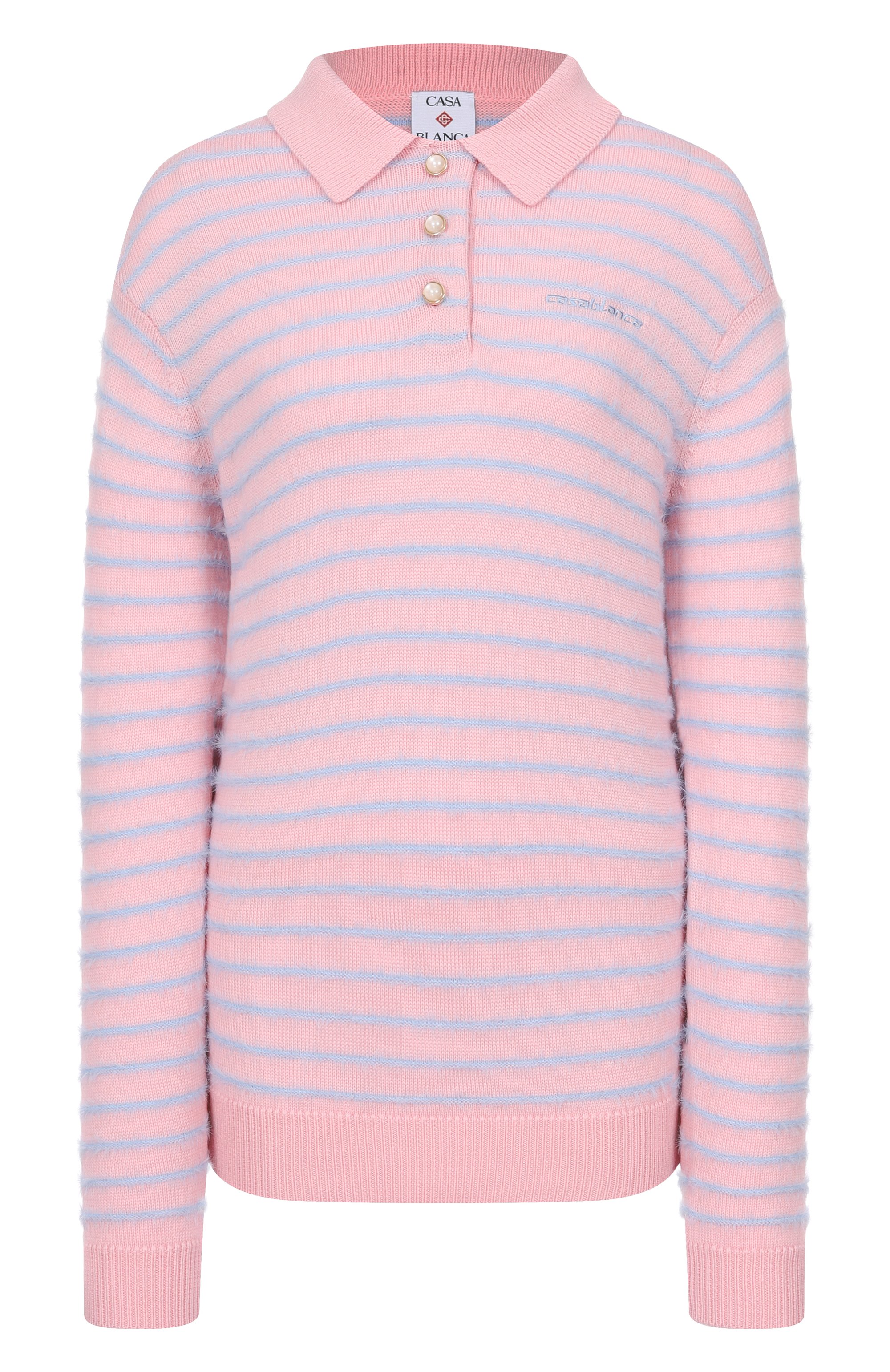 Шерстяное поло CASABLANCA, арт. W-SP26-KW-1236-01, фото 1