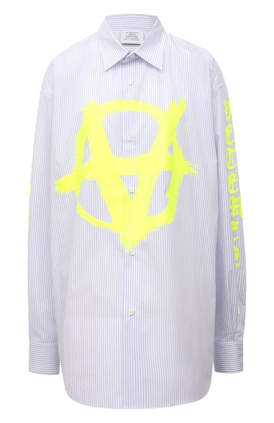 Женская хлопковая рубашка VETEMENTS, арт. UE52SH360S 1005/W