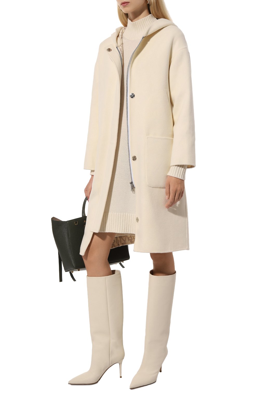 Шерстяное пальто DIEGO M кремового цвета по цене 107500 руб., арт. 24IP-Z403, фото 2 Шерстяное пальто DIEGO M, арт. 24IP-Z403, фото 2