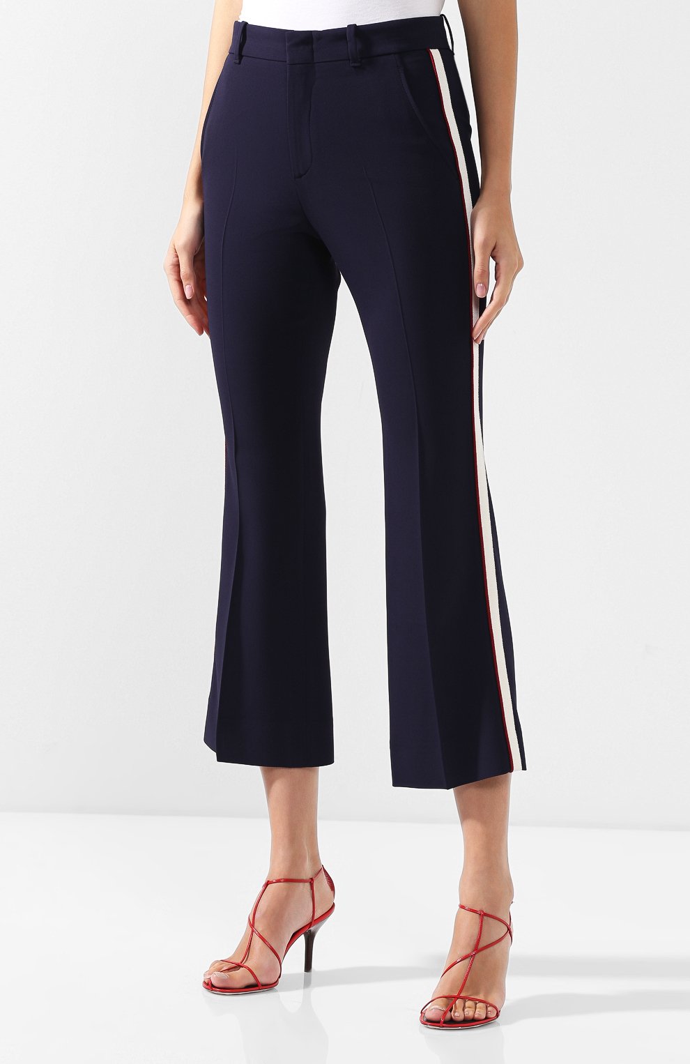 Укороченные брюки из хлопка GUCCI, арт. 524709/ZKR01, фото 3