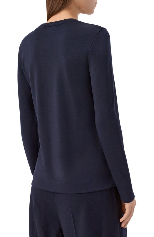 Лонгслив из лиоцелла Windsor 52 DT306 10019878/30047126 Синий  52 DT306 10019878/30047126 Фото 4