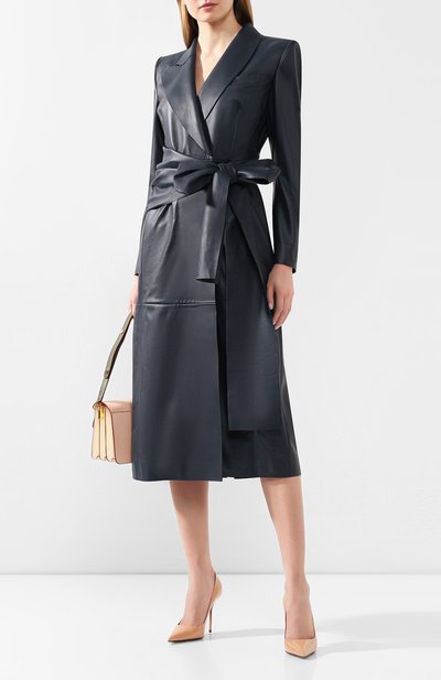 Кожаное пальто FENDI, арт. FPS804 NBA, фото 2