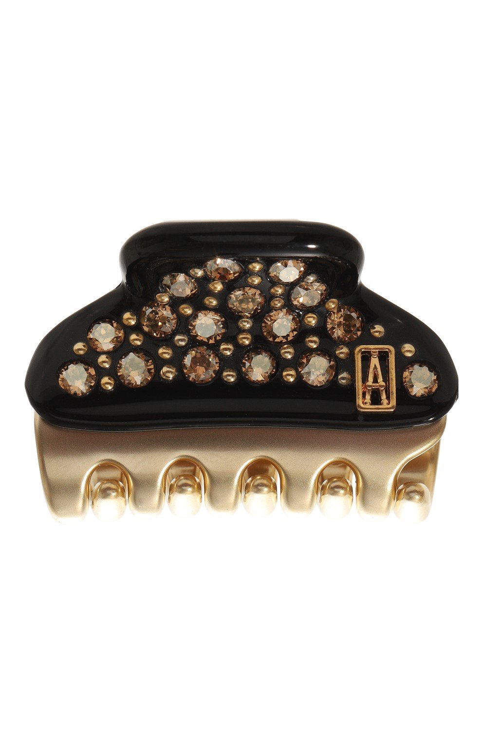 Заколка для волос ALEXANDRE DE PARIS черного цвета по цене 11960 руб., арт. ICCB-12831-06 N3, фото 1 Заколка для волос ALEXANDRE DE PARIS, арт. ICCB-12831-06 N3, фото 1