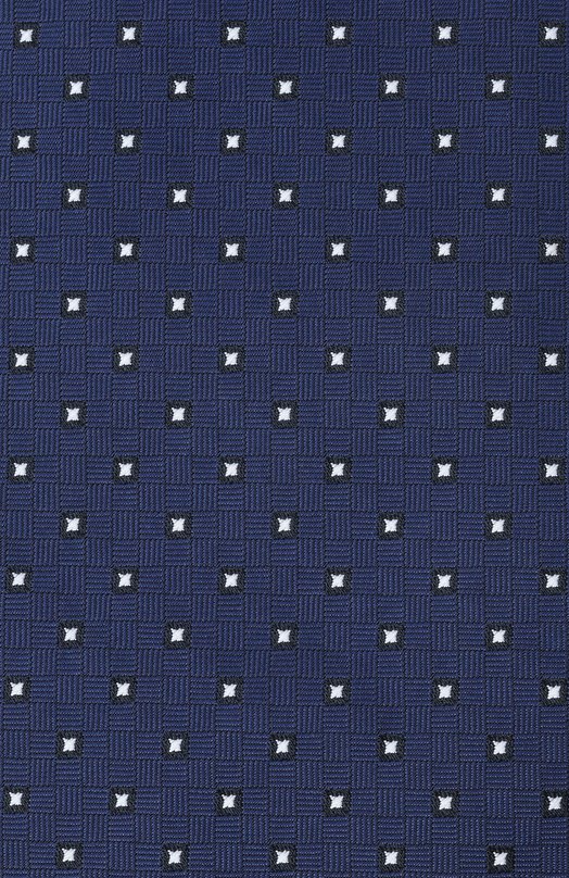 Шелковый галстук Zilli CRAV02M0600VMGY00 Синий  CRAV02M0600VMGY00 Фото 4