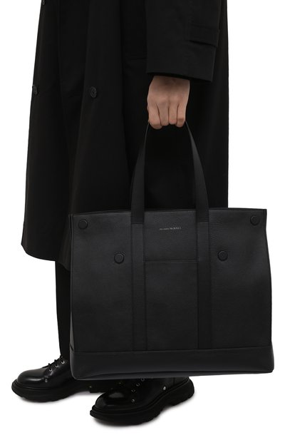 Кожаная сумка-шопер de manta ALEXANDER MCQUEEN, арт. 683113/1AAE0, фото 2