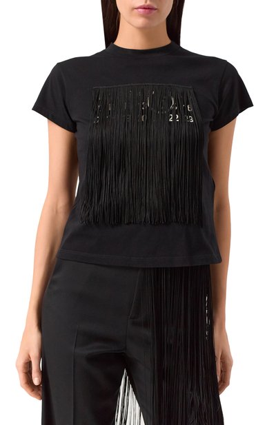 Хлопковая футболка MM6, арт. S52GC0332/M20048, фото 3