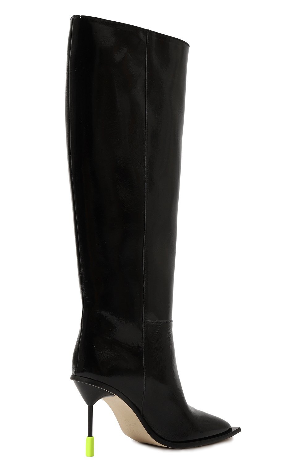 Кожаные сапоги MSGM черного цвета по цене 52900 руб., арт. 3541MDS111/479, фото 5 Кожаные сапоги MSGM, арт. 3541MDS111/479, фото 5