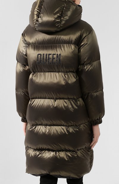 Пуховик SEVEN LAB хаки цвета по цене 31500 руб., арт. DJHL20-Q khaki/black, фото 4 Пуховик SEVEN LAB, арт. DJHL20-Q khaki/black, фото 4
