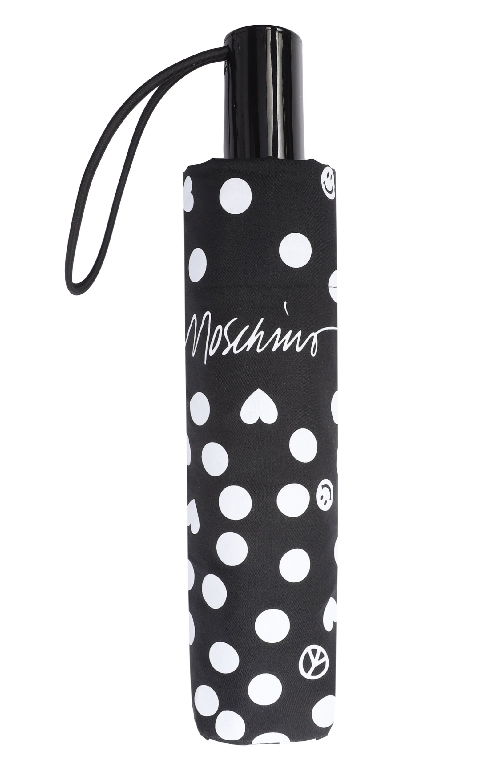 Складной зонт MOSCHINO черного цвета по цене 10750 руб., арт. 8939-0PENCL0SEA, фото 5 Складной зонт MOSCHINO, арт. 8939-0PENCL0SEA, фото 5