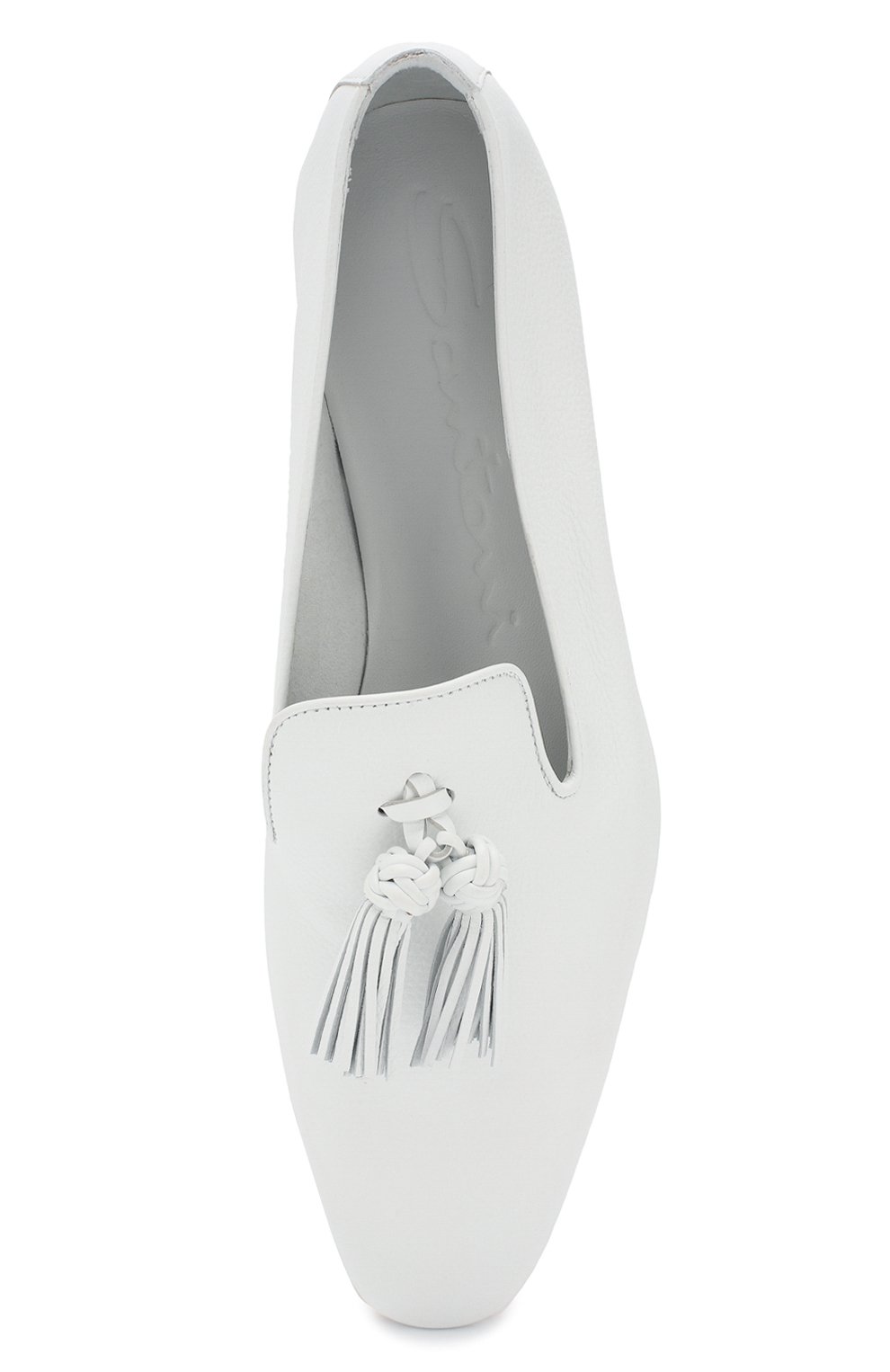 Кожаные лоферы SANTONI, арт. WUBV56329HI1SGLYI70, фото 5