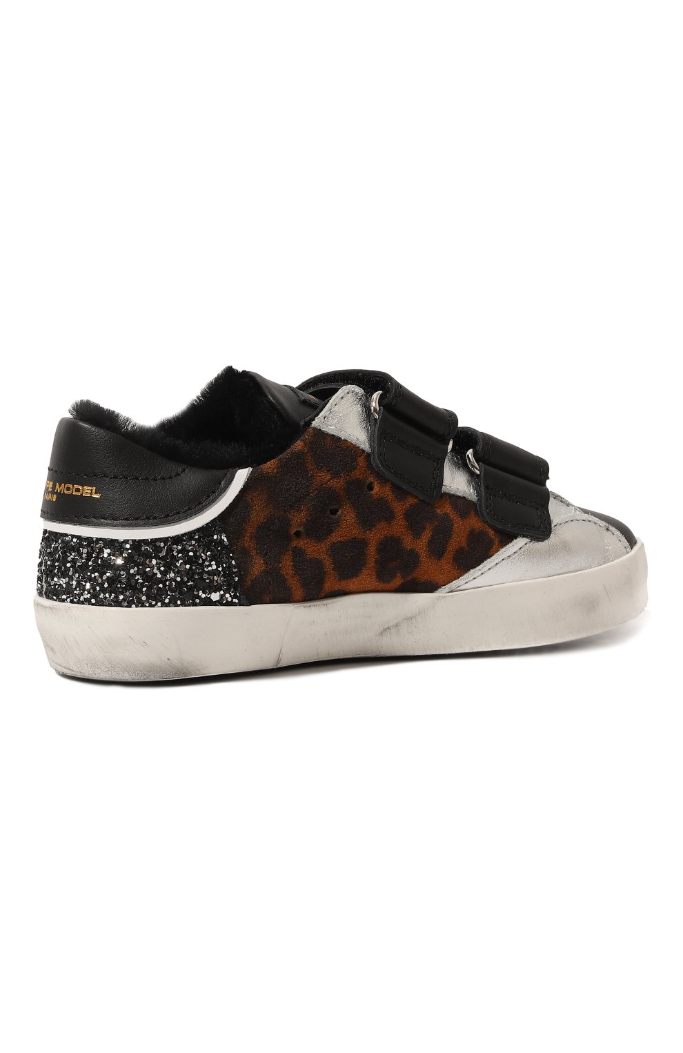 Кожаные кеды PHILIPPE MODEL JUNIOR, арт. 72701 VAR.1/18-27, фото 3