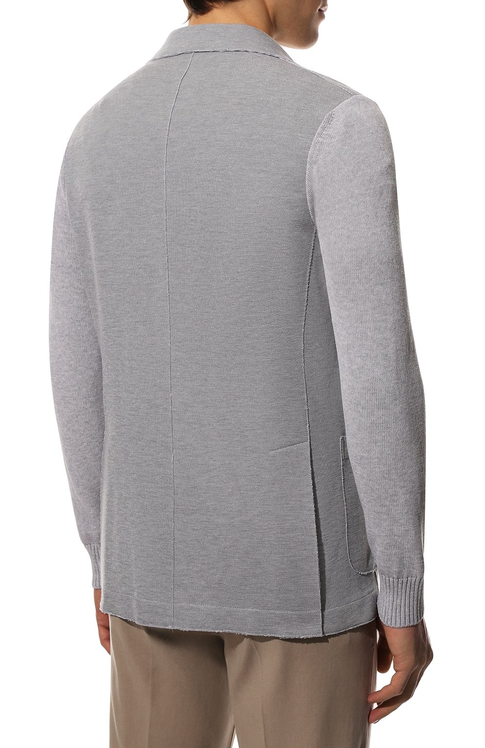 Хлопковый пиджак ELEVENTY PLATINUM, арт. E76GIAE09 TES0E187, фото 4