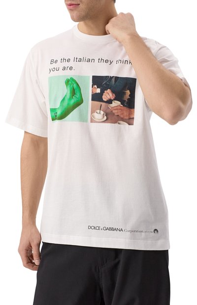 Хлопковая футболка DOLCE & GABBANA, арт. G8PN9T/G704Z, фото 3