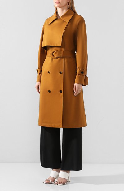Хлопковый тренч PROENZA SCHOULER WHITE LABEL, арт. WL2021000-AC110, фото 3