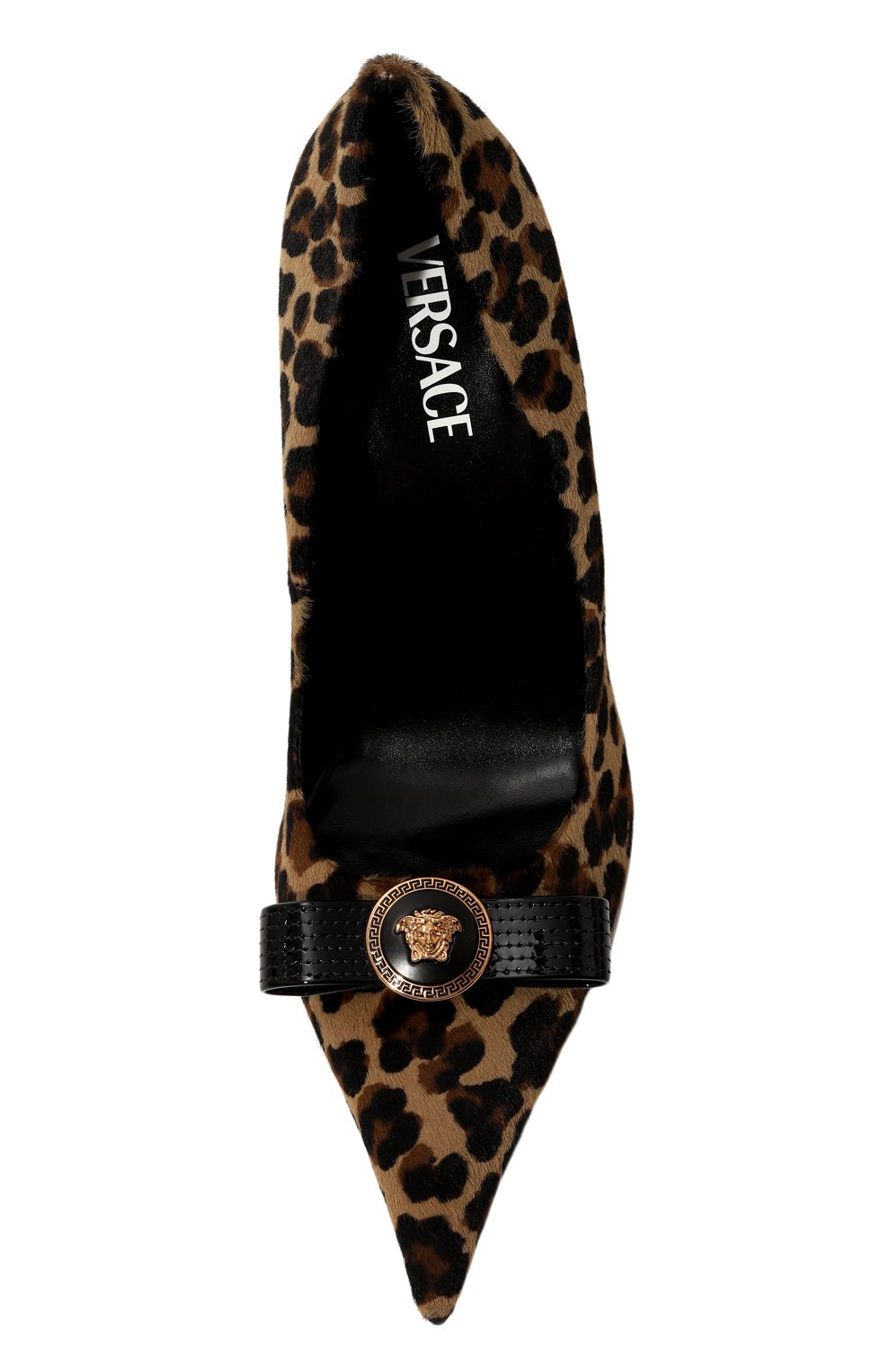 Кожаные туфли gianni ribbon 110 VERSACE, арт. 1012494/1A12281, фото 6