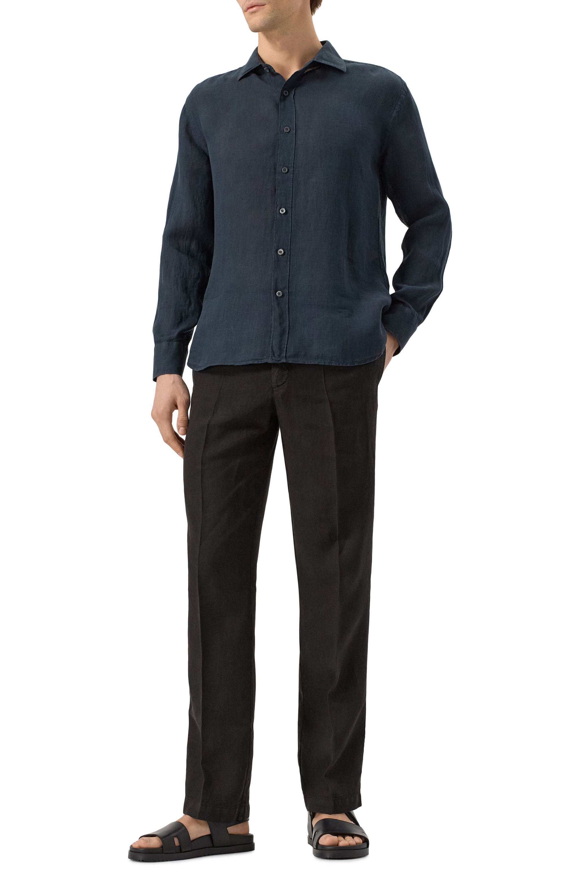 Льняная рубашка 120% LINO, арт. 32ALIM1311/0115/000, фото 2