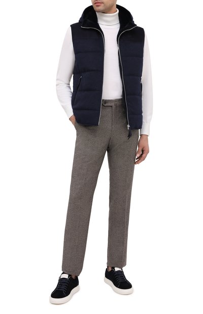 Кашемировый жилет с меховой отделкой ANDREA CAMPAGNA, арт. 94101H9IS2900, фото 2