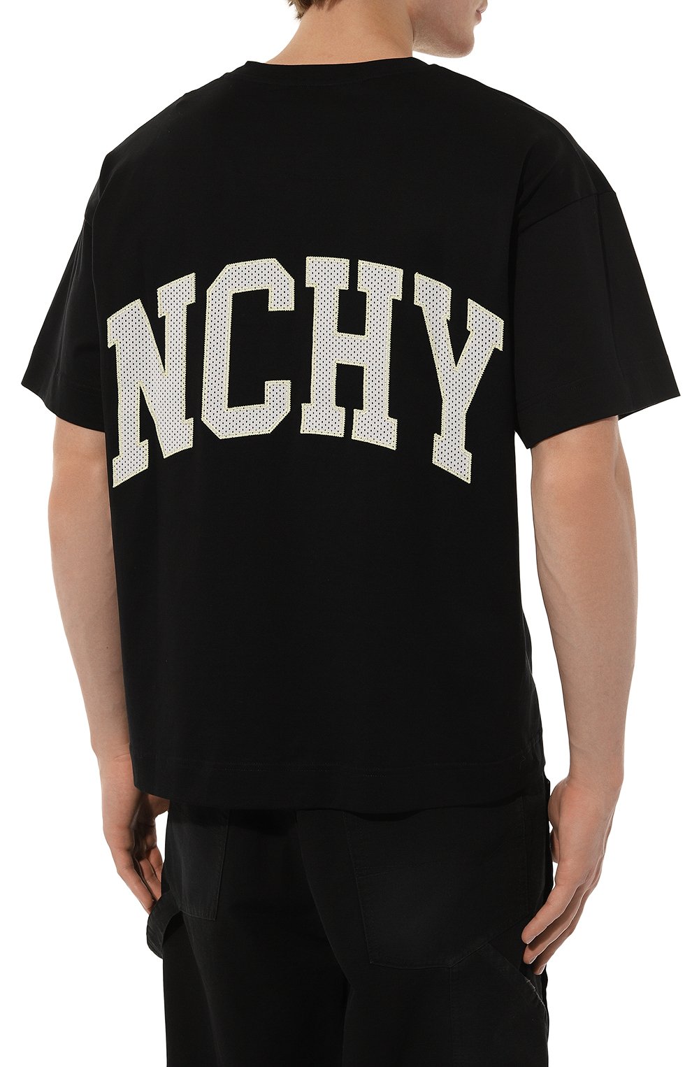 Хлопковая футболка GIVENCHY, арт. BM71JB3YMV, фото 4