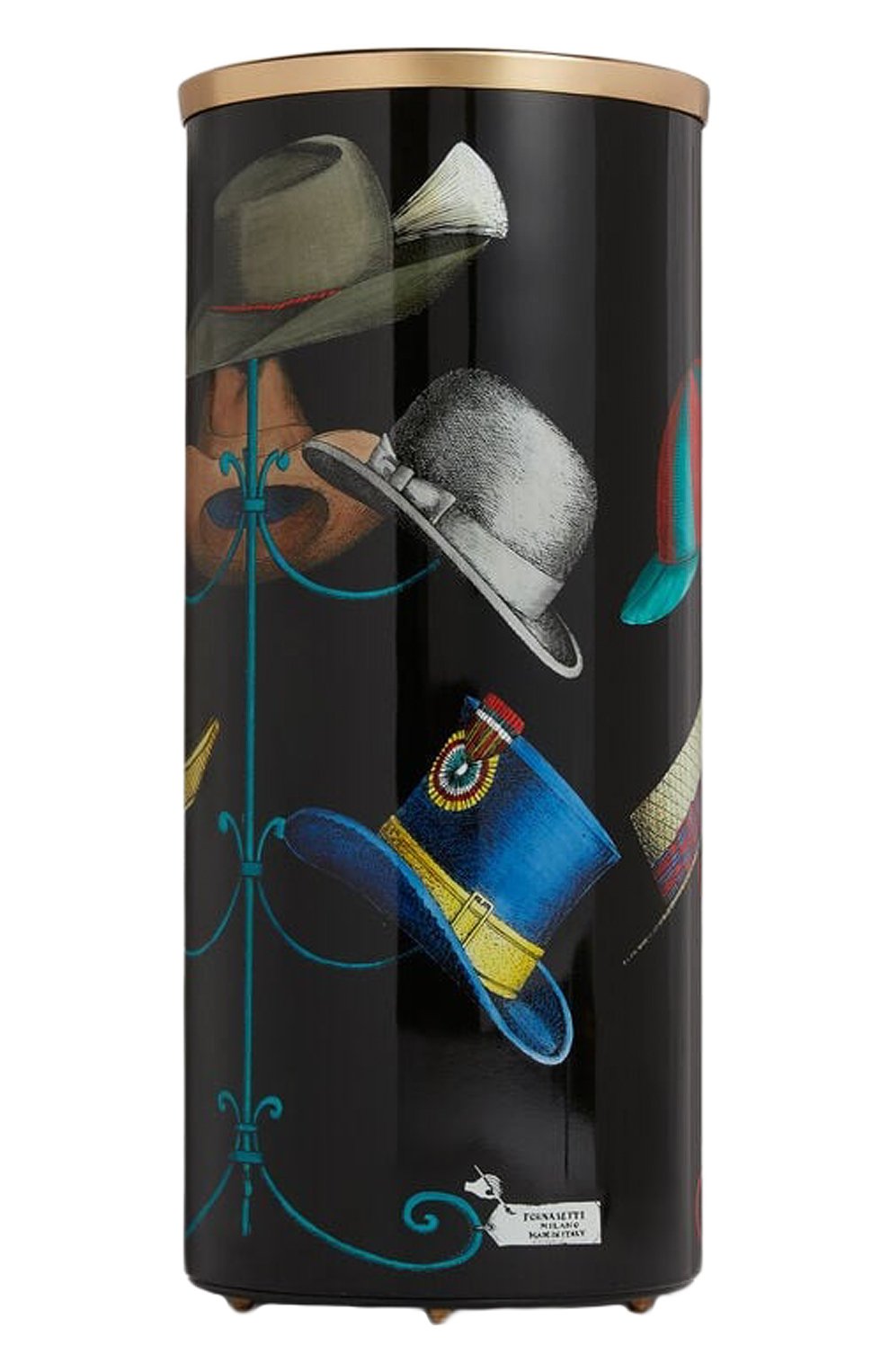 Подставка для зонтов cappelli FORNASETTI черного цвета по цене 267000 руб., арт. C13Y094, фото 2 Подставка для зонтов cappelli FORNASETTI, арт. C13Y094, фото 2