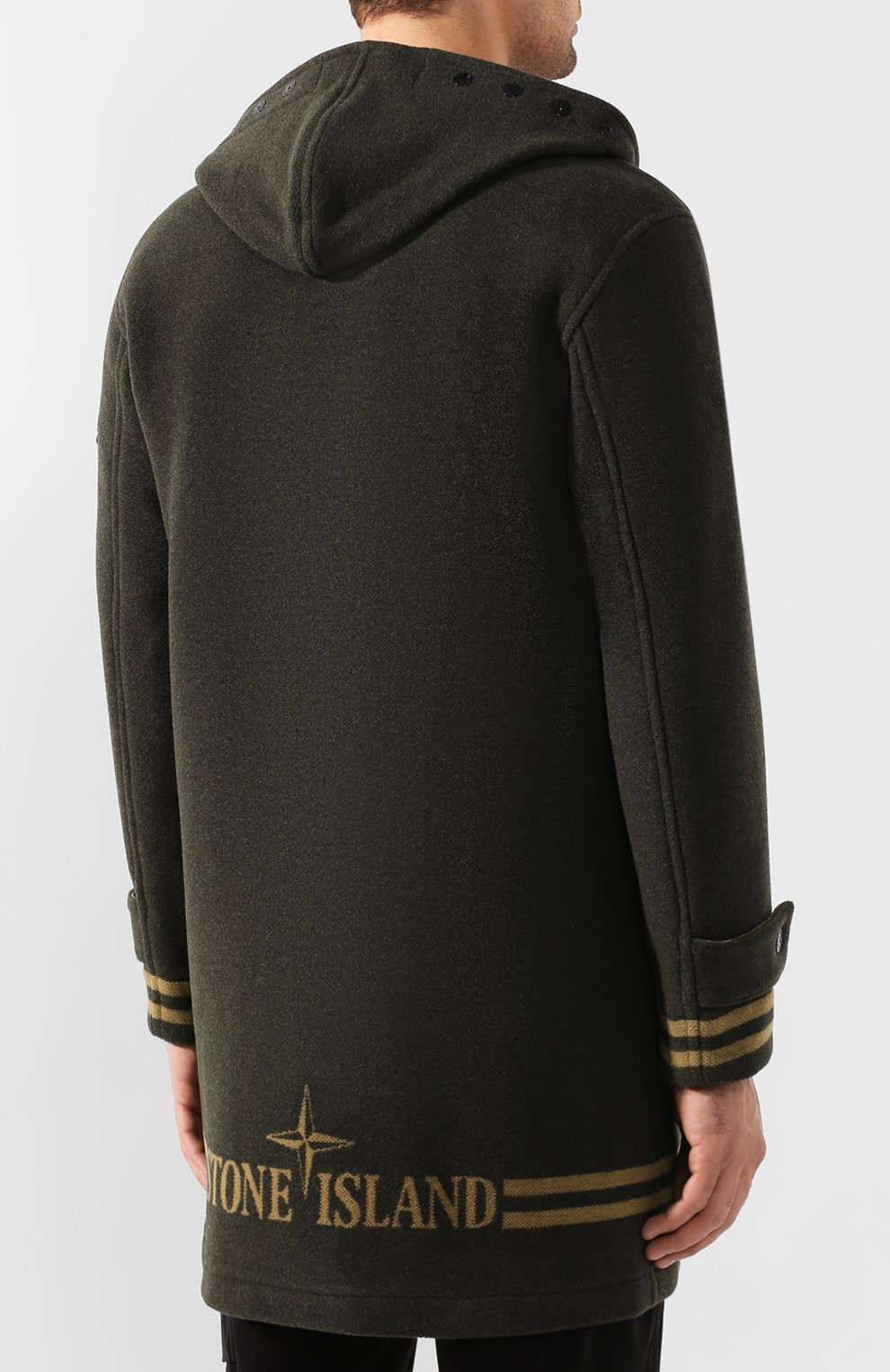 Шерстяное пальто STONE ISLAND, арт. 711571252, фото 4