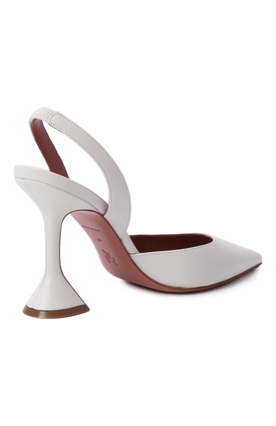 Кожаные туфли holli AMINA MUADDI белого цвета по цене 95500 руб., арт. H0LLI SLING, фото 5 Кожаные туфли holli AMINA MUADDI, арт. H0LLI SLING, фото 5