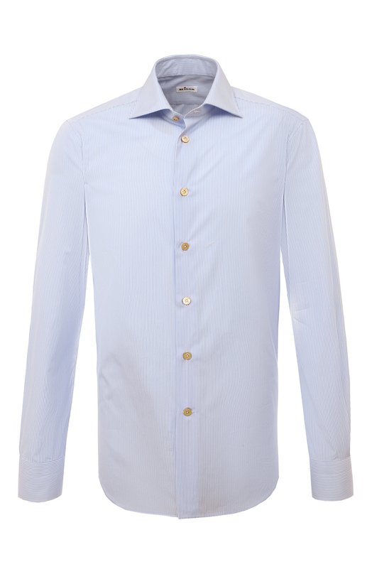 

Хлопковая сорочка Kiton, Голубой