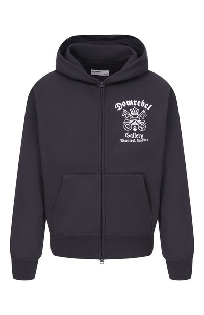 Мужской хлопковая толстовка DOMREBEL, арт. M KEYS/ZIP H00DIE