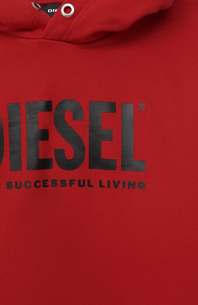 Хлопковое худи DIESEL, арт. 00J4PP-0IAJH, фото 3