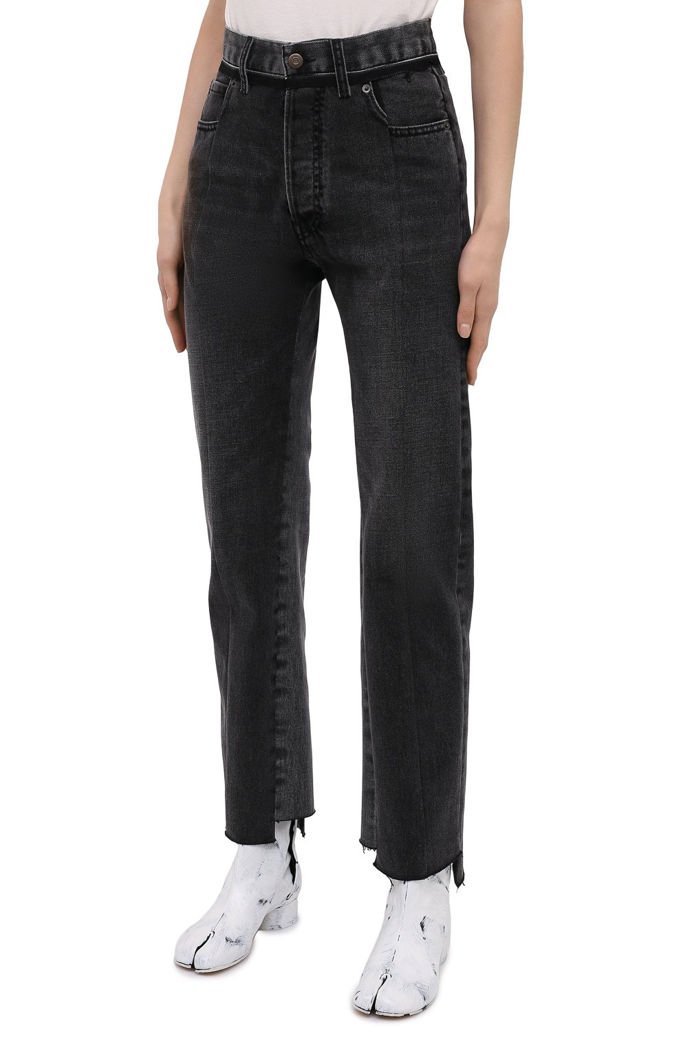 Джинсы MAISON MARGIELA черного цвета по цене 66850 руб., арт. S51LA0132/S30496, фото 3 Джинсы MAISON MARGIELA, арт. S51LA0132/S30496, фото 3
